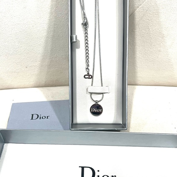 Dior Silver tone Necklace - Picture 2 of 5
